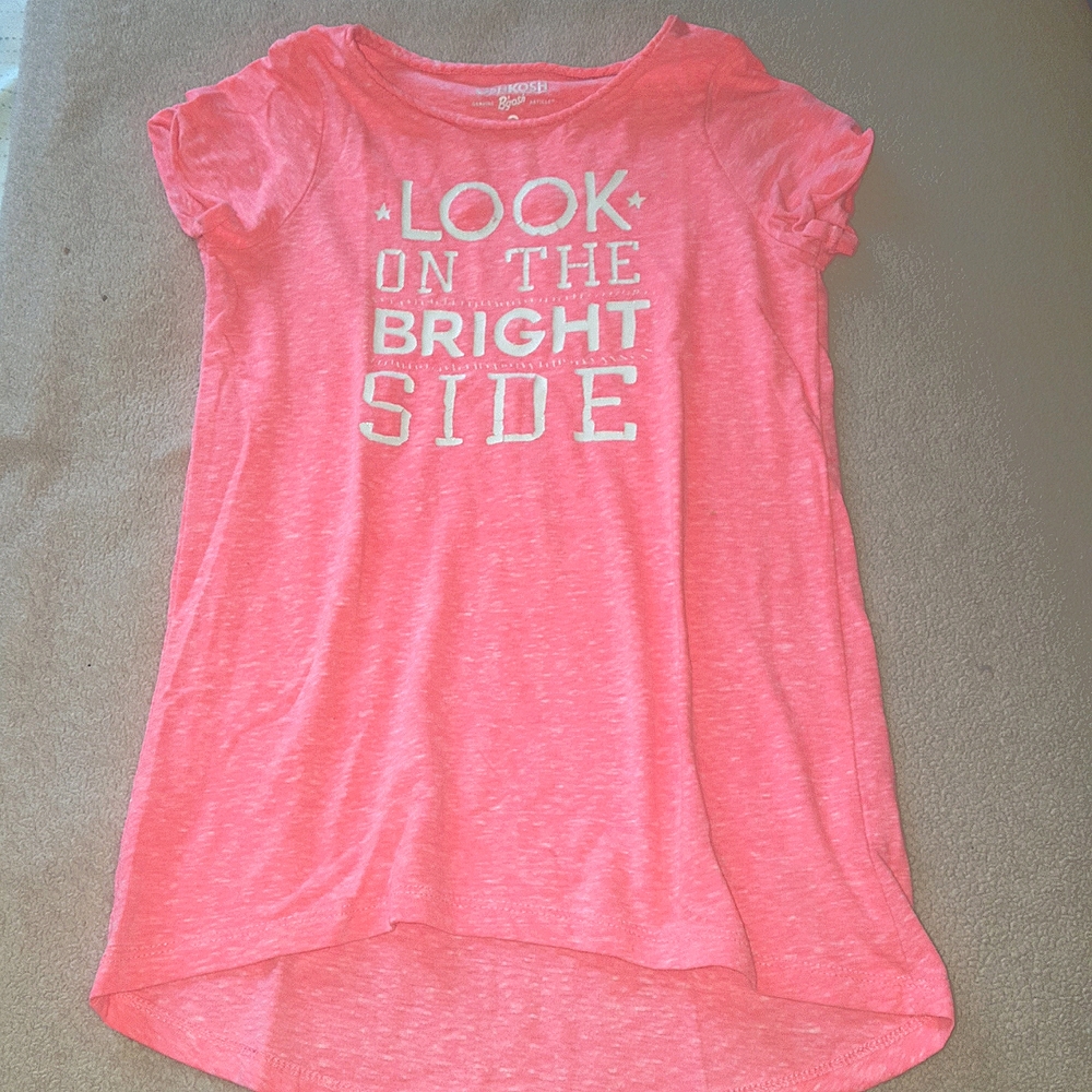 Neon pink girls shirt